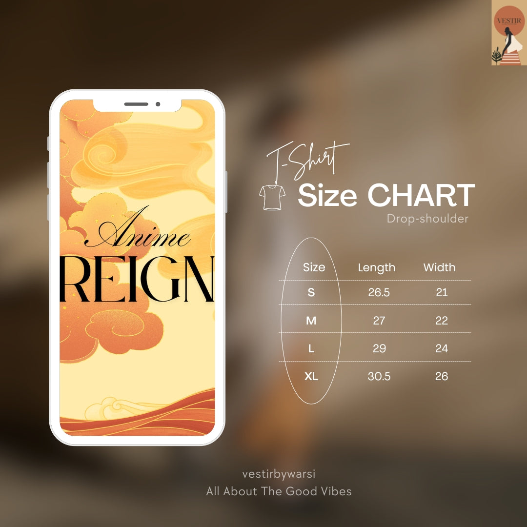 Size Chart- Anime Reign
